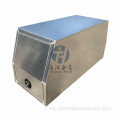 caja de herramientas de cubierta de perros cerradas de aluminio